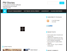 Tablet Screenshot of pmstories.com